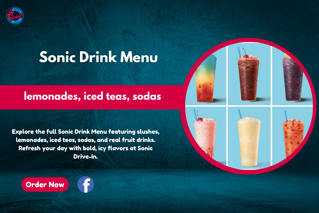 Sonic Drink Menu