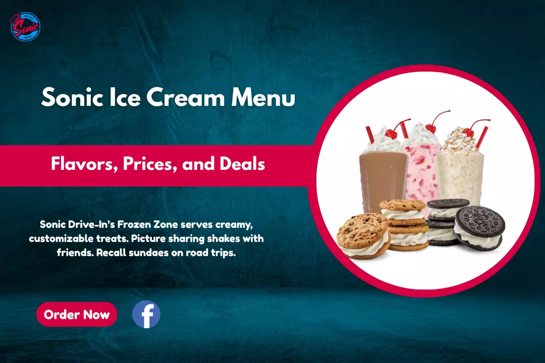 Sonic Ice Cream Menu