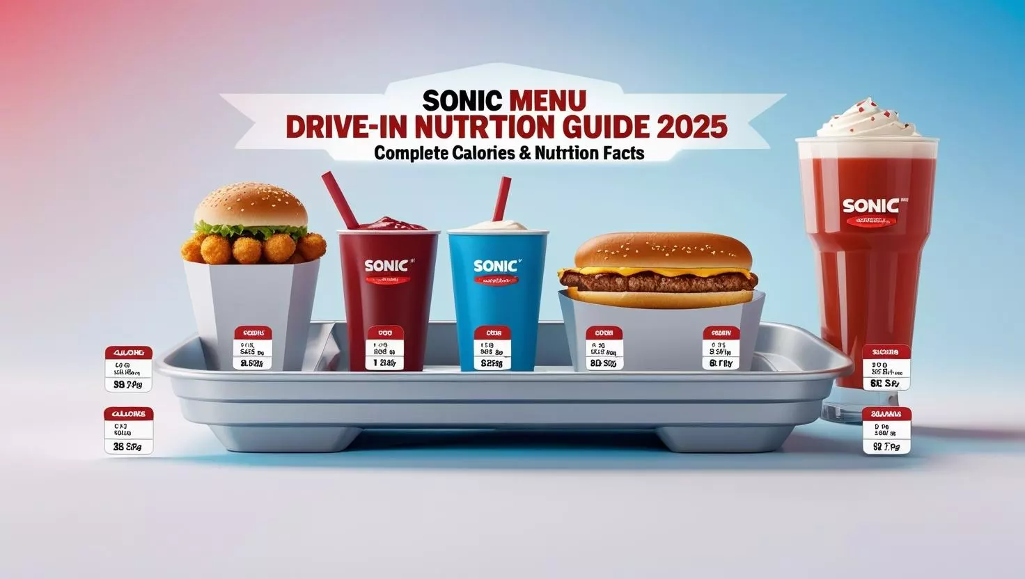 Sonic Menu Nutrition