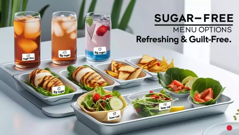 Sonic Sugar Free Menu