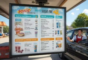 Sonic Sugar Free Menu